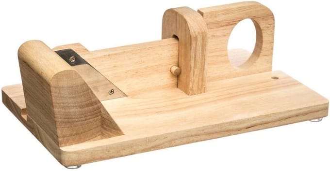 Secret de Gourmet Vleeswaren Snijmachine - Beuken, 28,5 x 17,5 x 10,2 cm