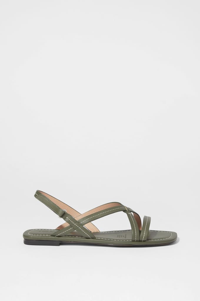 & Other Stories Vito Summer Flat Green Taglia: 41 | Infradito Outlet | Donna | Verde