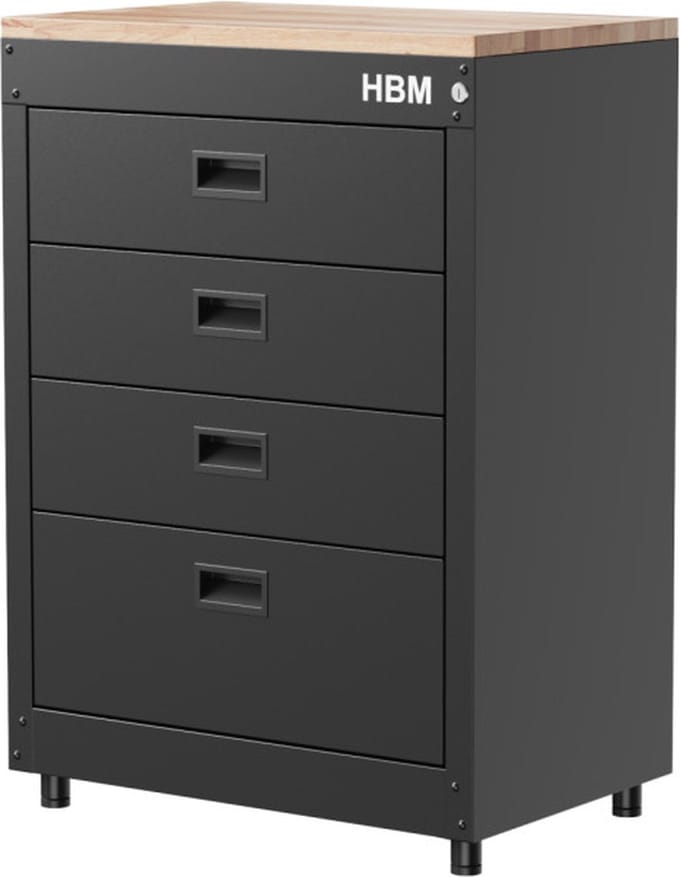 Ladenkast 71 cm - 4 laden (Maximale Belasting van 225 kg)