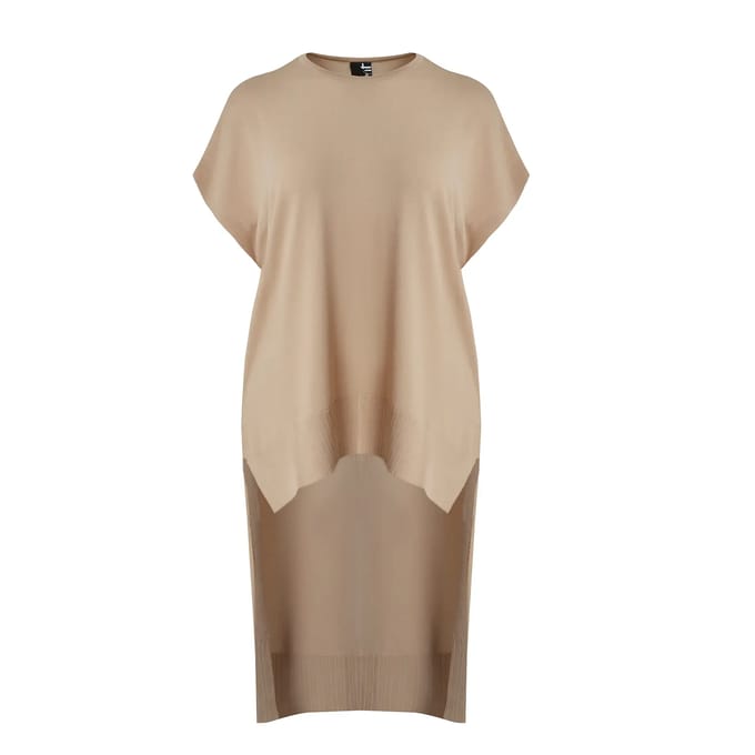 Asymmetrische Gebreide Tuniek Dames Mat Fashion