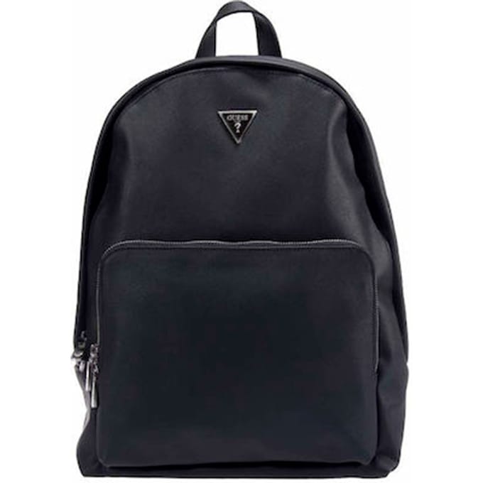 GUESS rugzak Certosa Saffiano Eco Backpack Black zwart