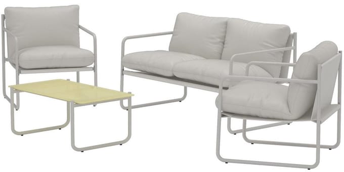 Svea - Ursula tuin loungeset - beige/beige