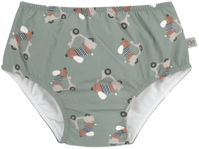 Lässig - Zwemluier - Scooter - Dog - Hond - Groen - Unisex -Maat 74/80