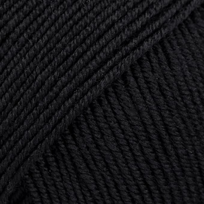DROPS Baby Merino Uni Colour - 21 zwart - Wol Garen
