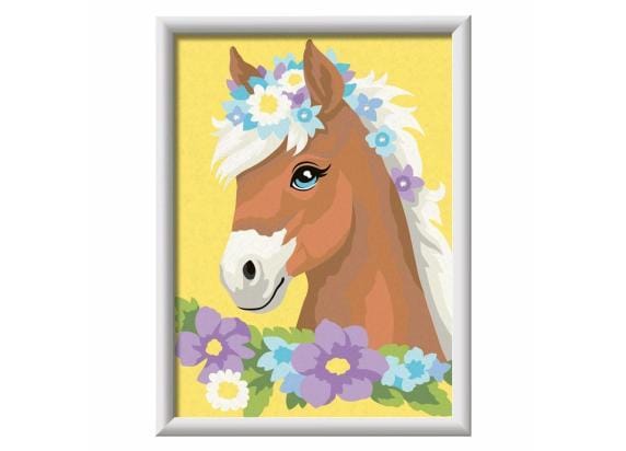Ravensburger CreArt - Horse With Flowers - Schilderen op Nummer