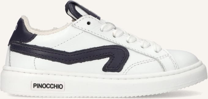Pinocchio P1516 Sneakers Jongens - Leren Sneaker - Wit - Maat 29