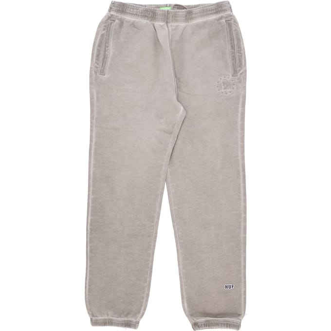 Fleece trainingspak herenbroek 12 Galaxies Faded Fleece Pant Khaki