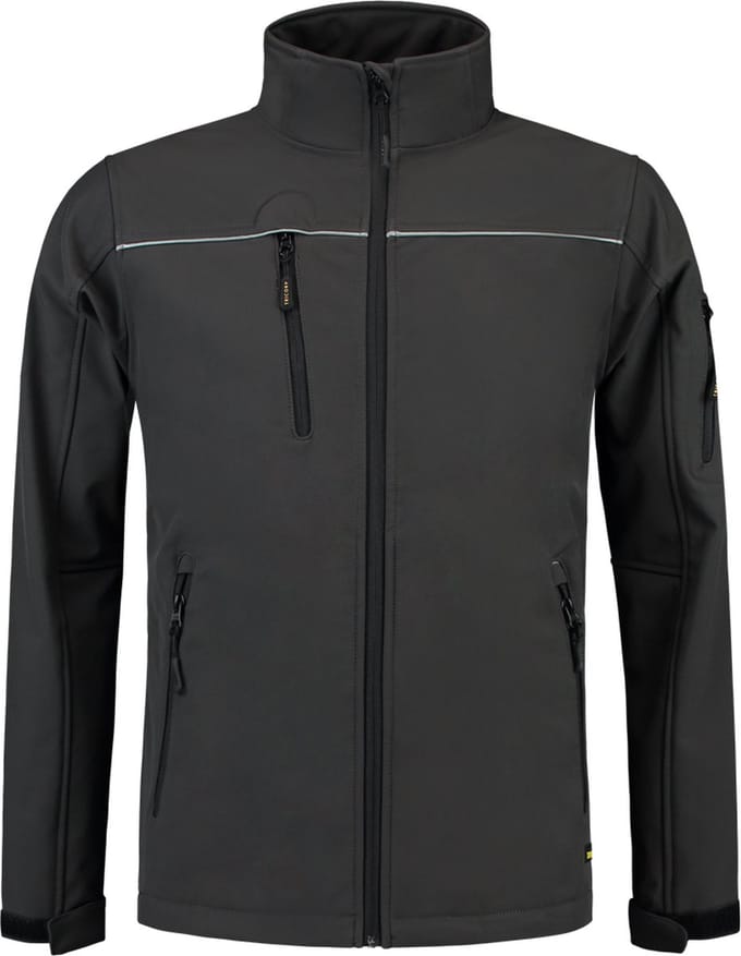 Tricorp 402006 Softshell Luxe - Donkergrijs - 6XL