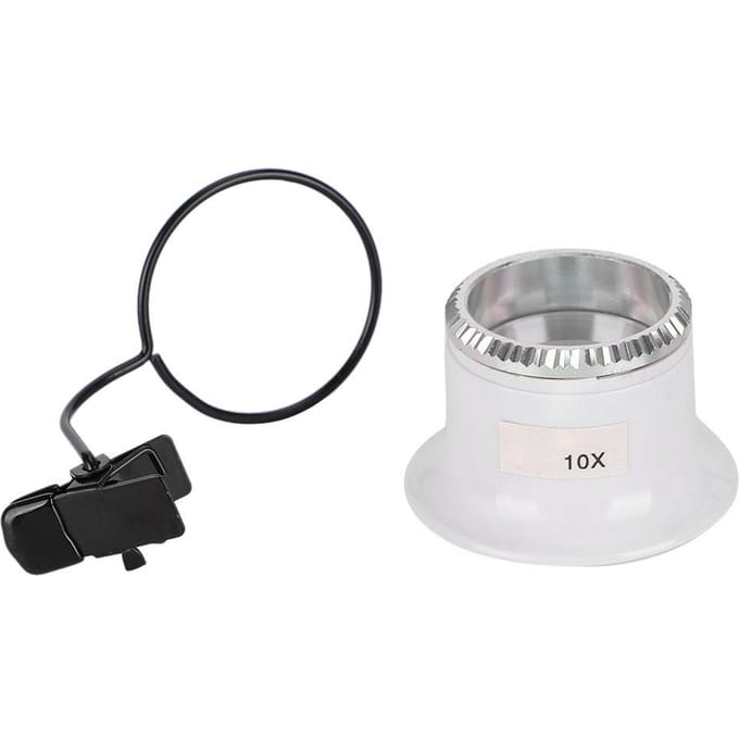 10X Clip-on Horloge Vergrootglazen Reparatie Vergrootglas Loep Sieraden Gereedschap