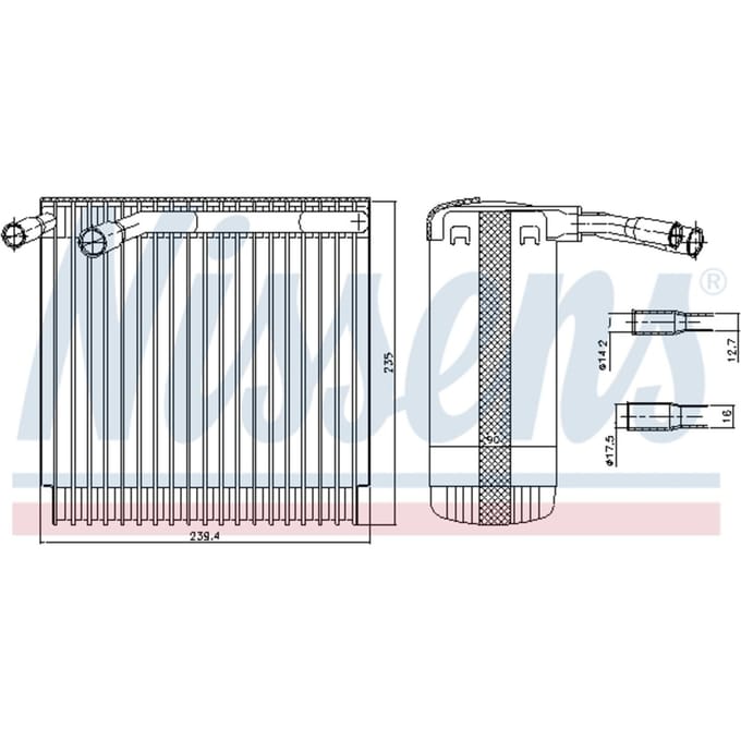 Verdamper, airconditioning NISSENS 92129