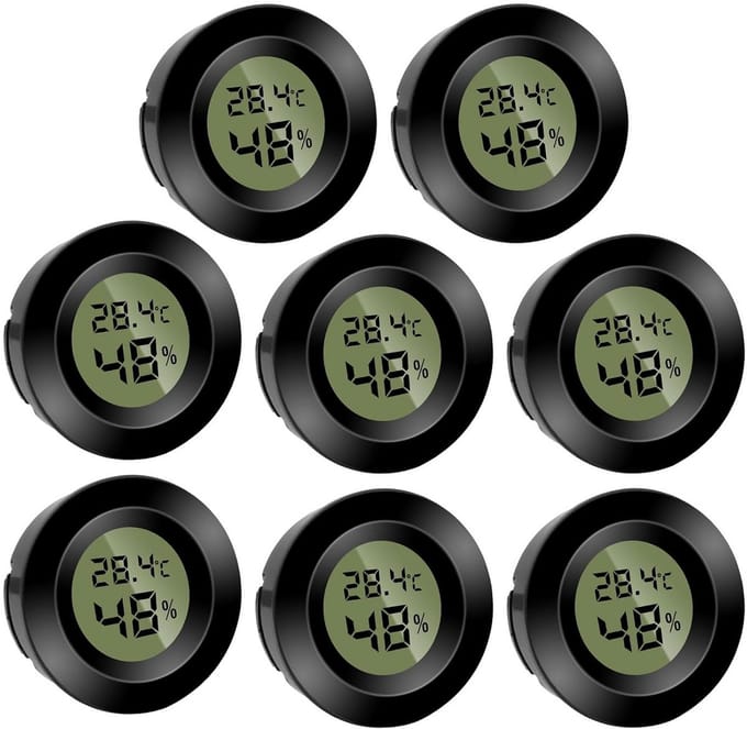 Mini Digitale Hygrometer Thermometer voor Binnen - Temperatuur en Luchtvochtigheid Meter