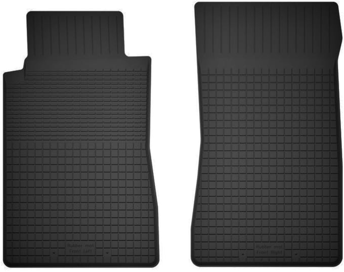 Wielganizator BasicProtect - Universele Autovloermatten - Rubber - Voor Ford Mustang MK6 - Rant 1,5 cm