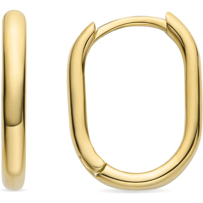 Luxenter Wiselu oorbellen afgewerkt met 18K geelgoud plating