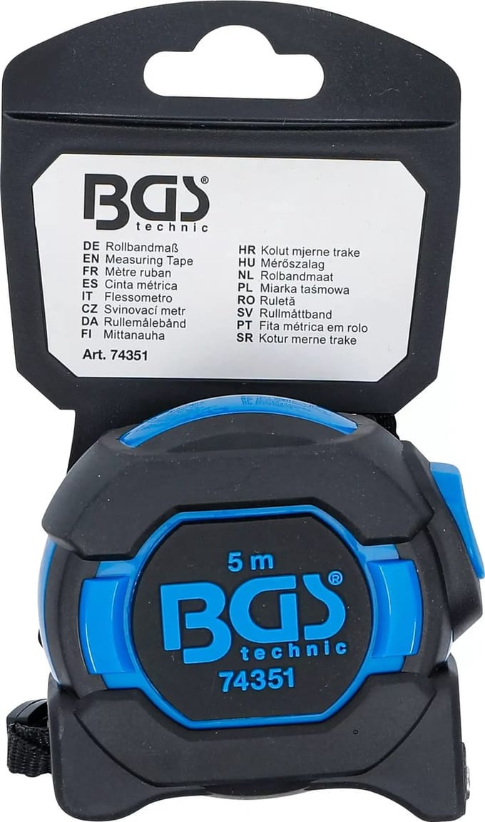 BGS Rolbandmaat - 19 mm x 5 meter