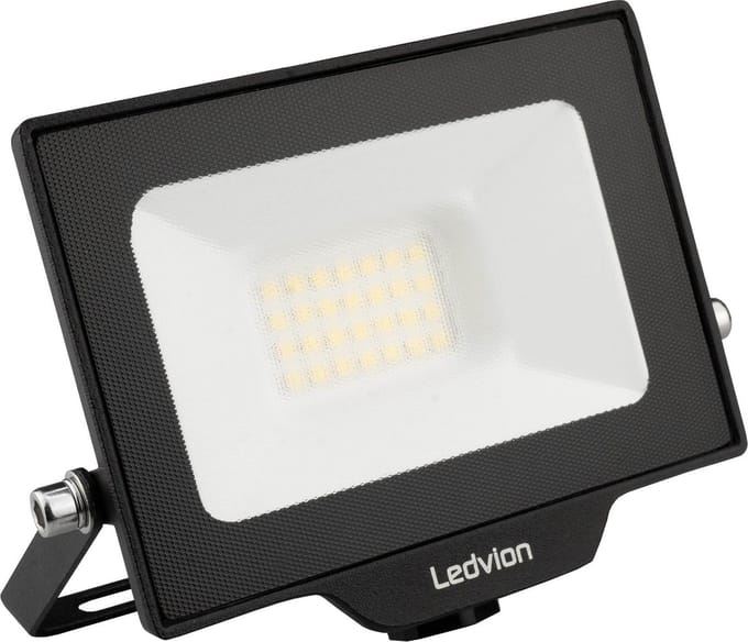 Ledvion - LED Breedstraler - Incl. 0.5M - 20W - 4000K - 2200L - IP65