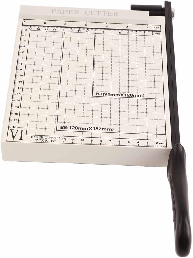 Handmatige Papiersnijder - Papier Snijmachine - Schoon Snijden - Comfortabele Grip - A5 Formaat