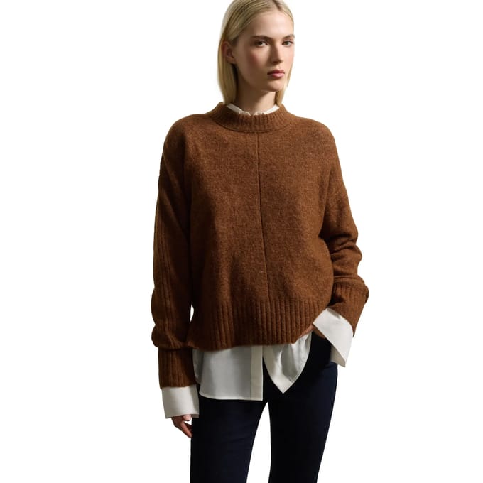 Oversized wolpull voor vrouwen Stefanel