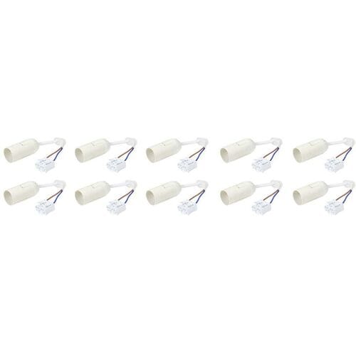 Sygonix SY-4995234 Lampfitting E14 Set van 10 stuks 230 V 500 W Met klemaansluiting