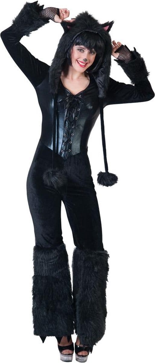 Zwarte panter outfit dames - Maat 36/38