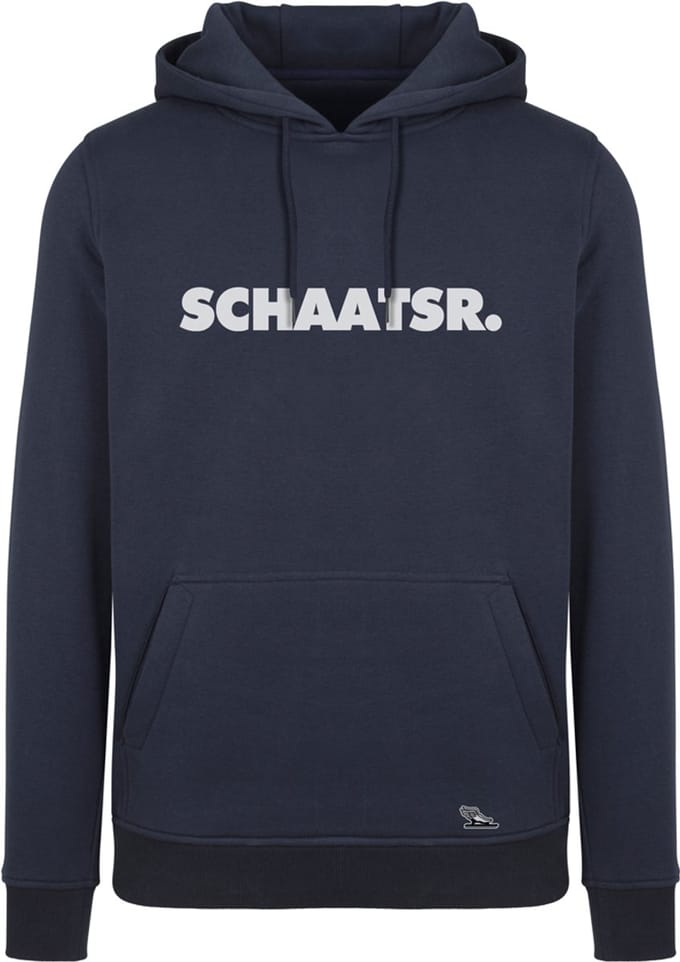 Schaatsen Hoodie SCHAATSR. Navy volwassenen