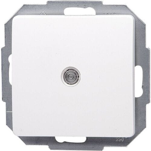 Kopp Paris Wisselschakelaar - Inclusief Indicatielampje - 1 Voudig - 230 Volt - Arctic Wit
