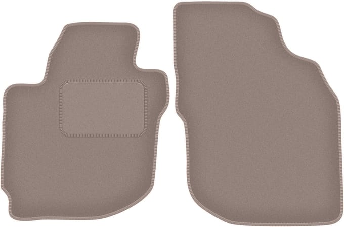 Beige voormatten voor: Mazda MPV II LW minivan (1999-2006)