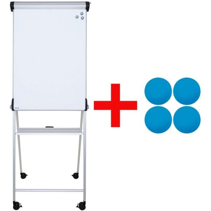 Flipchart »MAULpro 6377095« incl. set van 4 Neodym silicone magneten