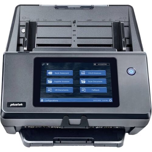 Plustek eScan A450Pro Documentscanner A4 600 x 600 dpi 60 pag./min. USB-A 2.0, USB-A 2.0, USB-A host, RJ45