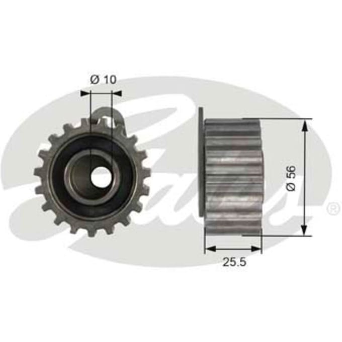 Spanpoelie, PowerGrip distributieriem GATES T42073