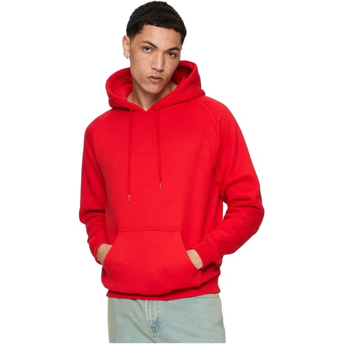 Urban Classics - Blank 2-Pack Hoodie/trui - S - Zwart/Rood