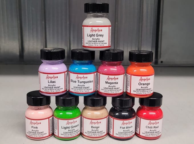 Angelus Leerverf 10 kleuren set 29,5 ml