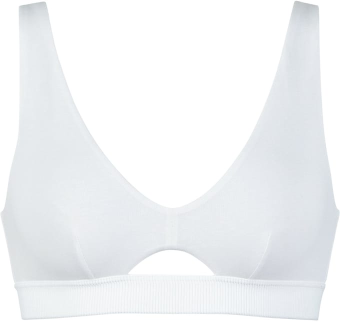 Naturana - Katoenen soft bh - 5735 - Wit - 75E