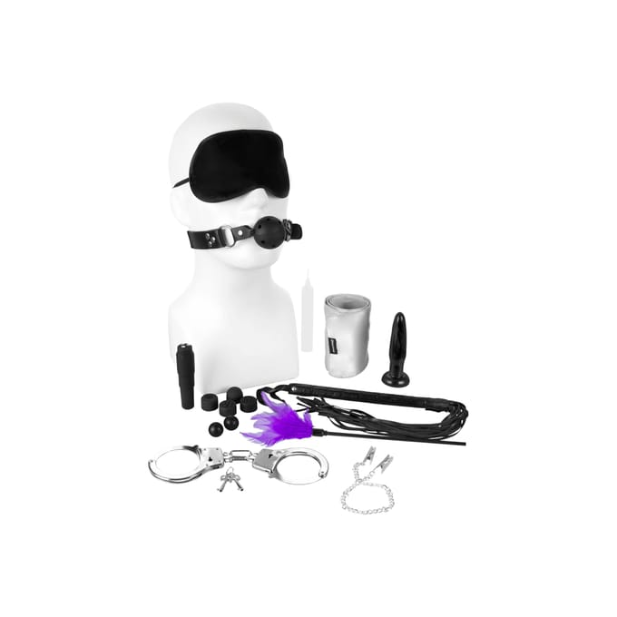 Pipedream Fetish Fantasy Bondage - set Ultimate Bondage Kit zwart,wit,grijs,zilver