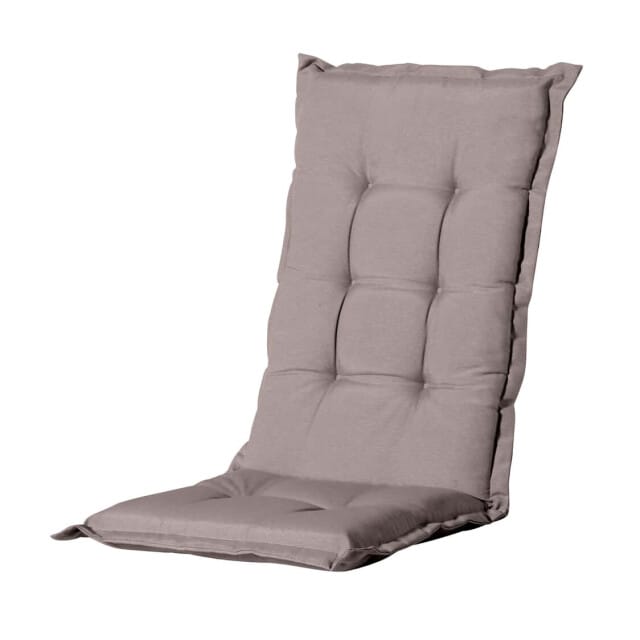 Madison - Tuinstoelkussen Lage Rug Basic taupe - Ca. 105x50 cm - Set van 4