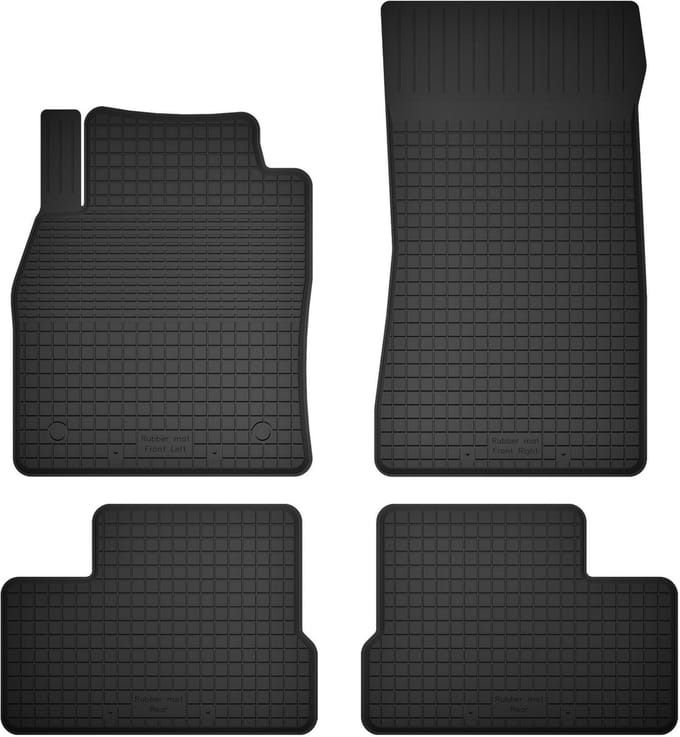 Wielganizator - G80 Serie - Rubber Auto Matten - 1,5 cm Randen - 4 Stuks