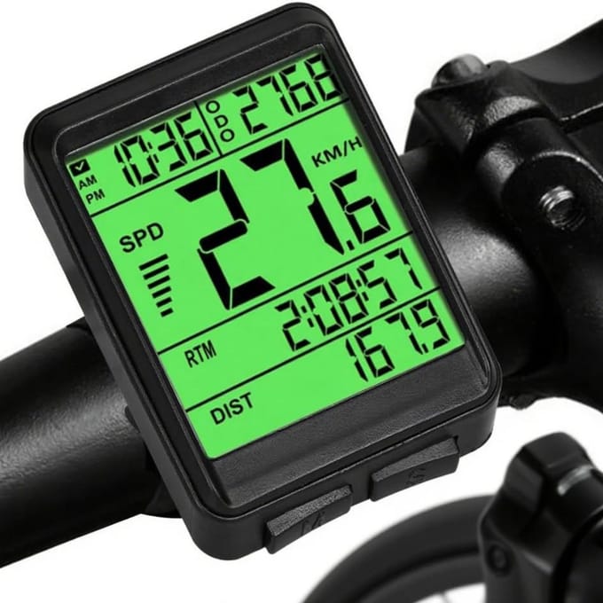 Kilometerteller Fiets - Snelheidsmeter - Fietscomputer Draadloos