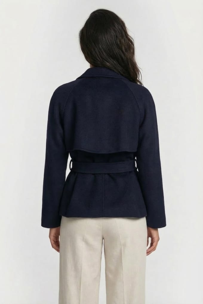 ALTER EGO Vesper Wool Jacket Navy Taglia: L | Trench Outlet | Donna | Blu