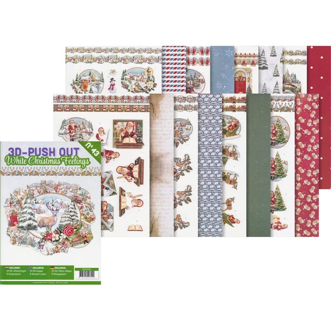 3D Stansveldboek "White Christmas Feelings"