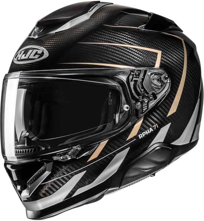 HJC RPHA 71 Carbon Cano Zwart Goud Zilver Integraalhelm - Helm