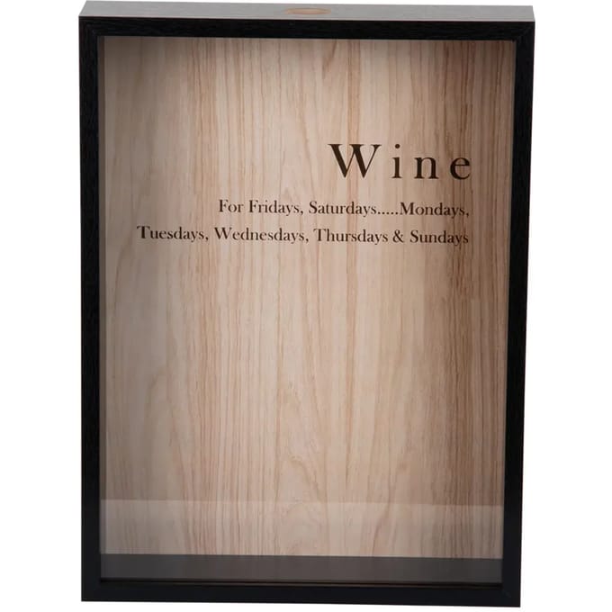 Present Time Wanddecoratie Momentum Box - Zwart - 8x30x40cm - Scandinavisch