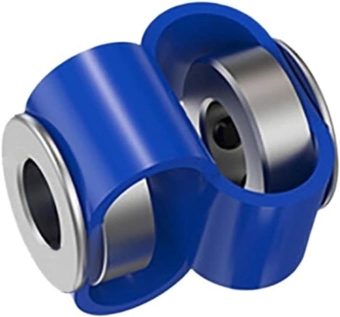 LS D D23L24 8 Font Encoder Askoppeling Dubbele Ring Flexibel 3D-printer Servomotor Universele Connector (3 mm x 6 mm)