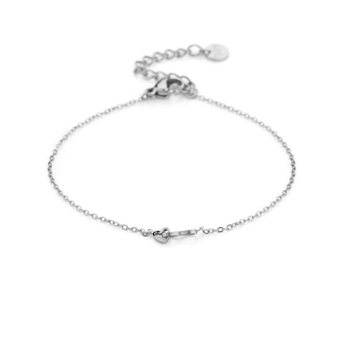 Bijoutheek Armband infinity hart Zilver JE13703