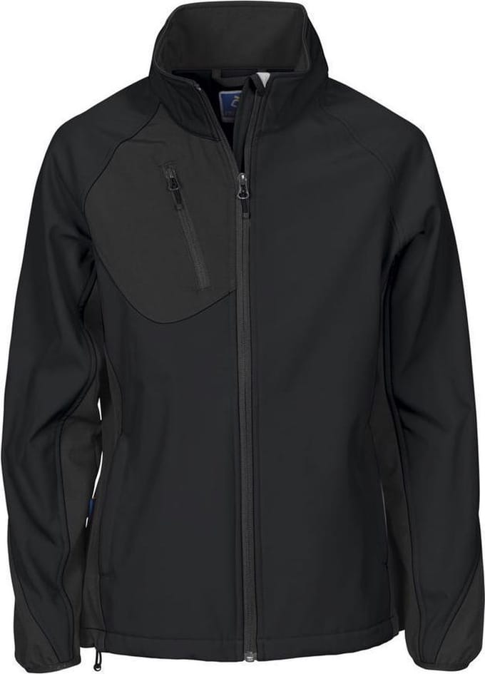 ProJob 2423 DAMES SOFTSHELL 642423 - Zwart - S