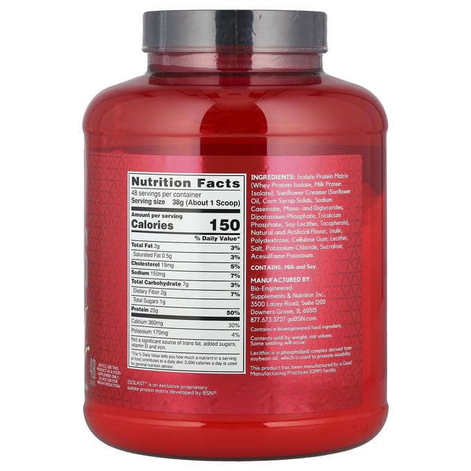 Syntha-6 Isolate, Eiwitpoeder Drankmix, Vanille-ijs, 4,02 Lbs (1,82 kg)