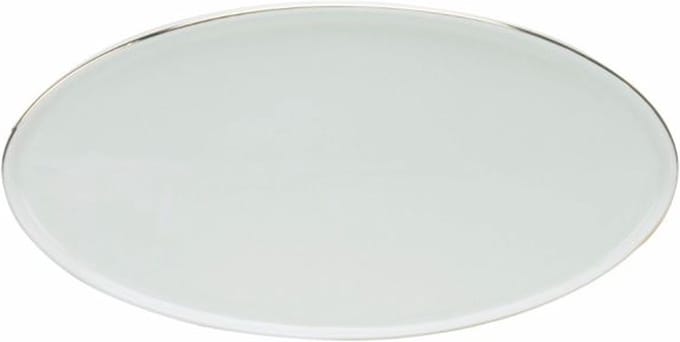 BRICARD LUNEL SCHAAL | 36 CM OVAAL ZILVER