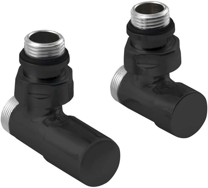 Sapho Compact - Aansluitset handmatige hoekstopkranen, rechts, chroom CP5115BS
