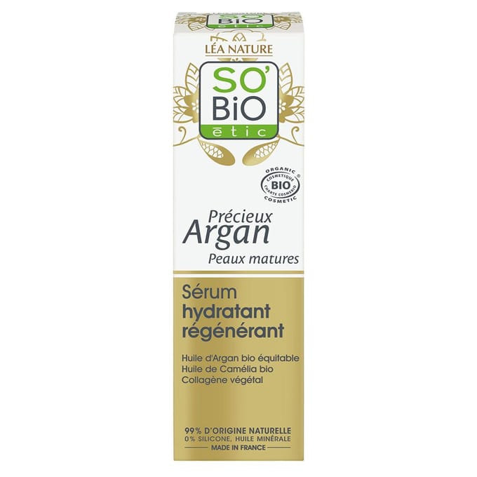 Léa Nature SO BIO étic Précieux Argan Organic Regenerating Moisturising Serum 30 ml