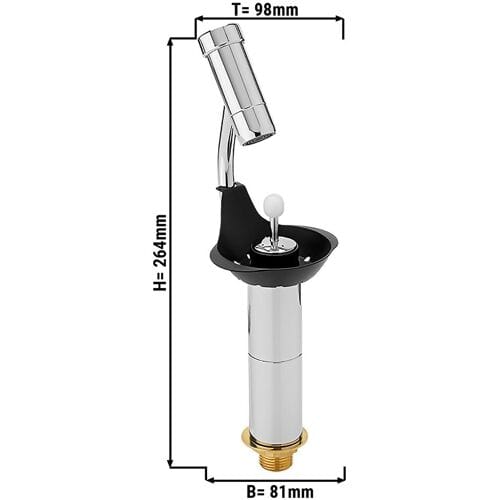 GGM Gastro Portioniererdusche WATERSTOP inkl. Siebteller