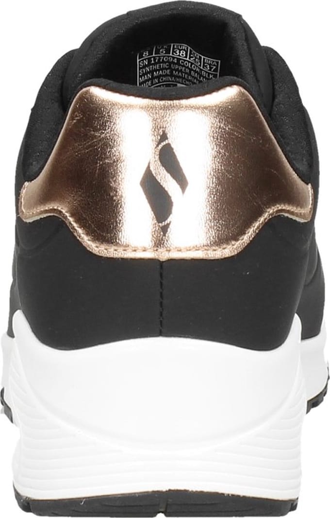 Skechers Skechers Uno Metallic Sneakers zwart Synthetisch