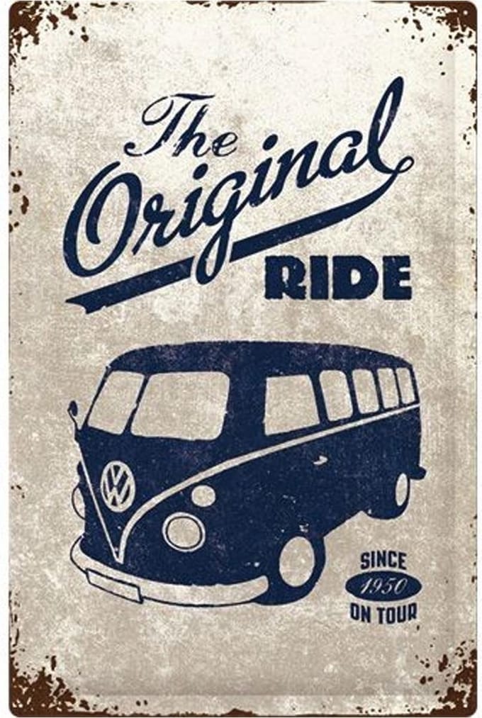 Volkswagen Wandbord 'The Original' - Metaal - 40 x 60 cm